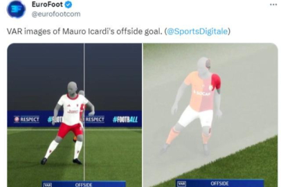 Yarı otomatik ofsayt teknolojisi Galatasaray'ı buldu! Icardi'nin attığı gol 18 kamerayla incelenip edilip iptal edildi...