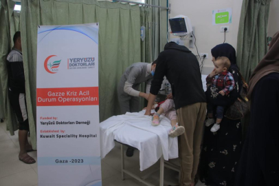 Güney Gazze'deki Kuveyt Hastanesi 1 milyon kişiye hizmet vermek zorunda