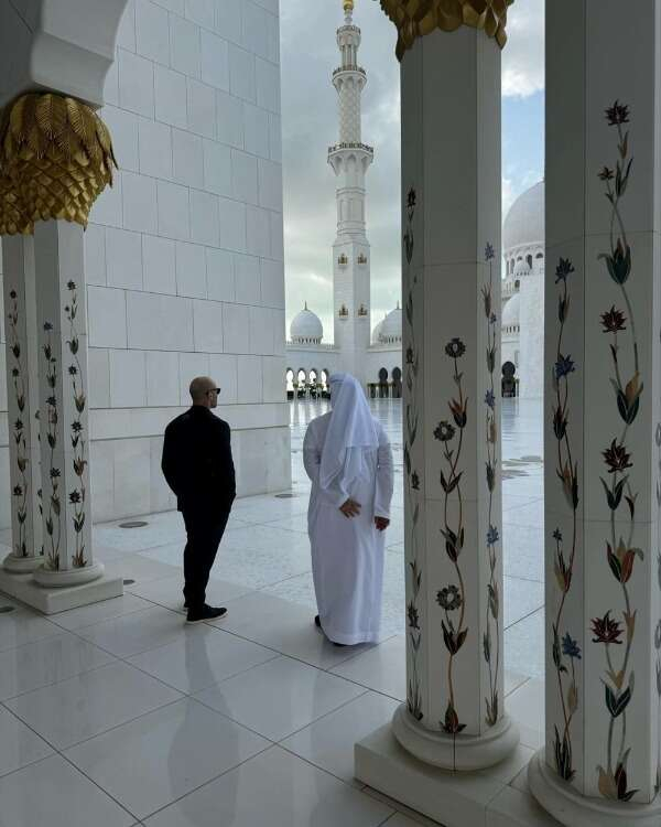 İşte çiftin Abu Dabi ziyaretinden yansıyanlar...