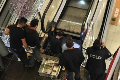 Yürüyen merdivenlerden düşen çocuğun parmakları koptu