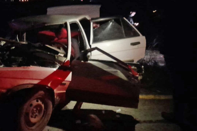 Edirne'de otomobille traktör çarpıştı: 1 ölü, 1 yaralı