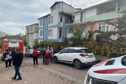 Klima motoru yangın çıkardı