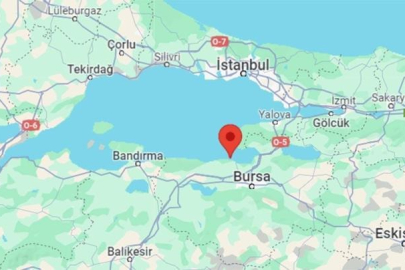 Bursa Gemlik Körfezi'nde deprem!