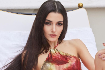 Hande Erçel'in VIP minibüs pozları olay oldu!