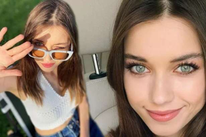 Afra Saraçoğlu ceketini çıkarıp attı! Sütyenli pozları...