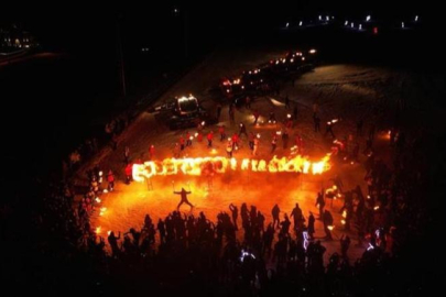 Palandöken’de sezon açıldı! Nefes kesen gösteri...