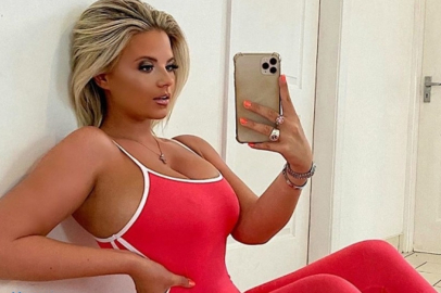 Apollonia Llewellyn kış çekimi dedi ama bikinisiyle poz verdi!