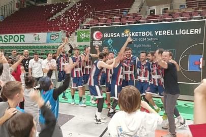 Basketbol büyük erkeklerde Bursa şampiyonu Junior Bee Academy oldu