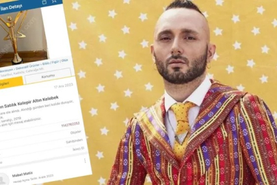 Mabel Matiz Altın Kelebek ödülünü 5 TL'ye satışa çıkardı