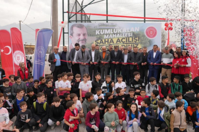 Bursa Gürsu Kumlukalan’a yeni halı saha