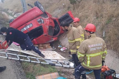 Kırıkkale'de feci kaza: Baba öldü, oğlu ağır yaralandı
