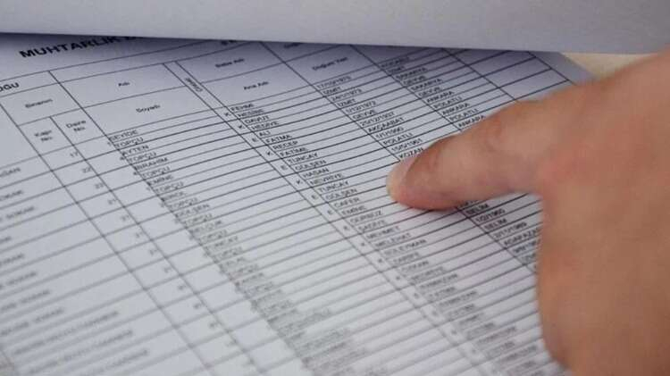 YSK SEÇMEN KAYDI SORGULAMA