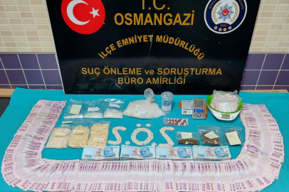 Bursa Osmangazi'de uyuşturucu operasyonu! 3 gözaltı