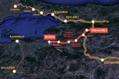 Bandırma-Bursa-Yenişehir-Osmaneli&nbsp;Hızlı Tren&nbsp;Projesi altyapısı için dev yatırım!
