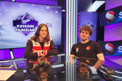 Bursa'da aynı aileden iki milli kayakçı