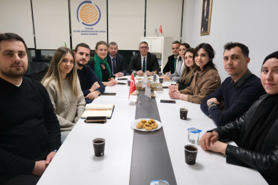 Çevre Mühendisleri Odası Bursa Şubesi'nde yeni yönetim görev bölümü yaptı