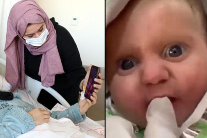Enkazdan 128 saat sonra çıkarılmıştı! 'Mucize bebek' Vatin yine annesinden ayrıldı