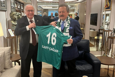 Bursaspor’dan Cavit Çağlar’a ziyaret