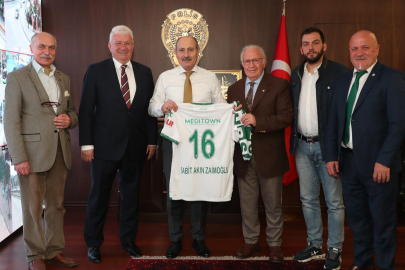 Bursaspor’dan Bursa İl&nbsp;Emniyet Müdürü Zaimoğlu’na ziyaret!
