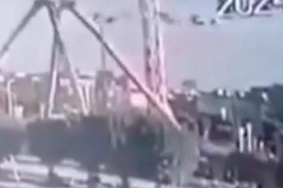 Lunaparkta korkunç kaza: Dönen salıncak yere çakıldı