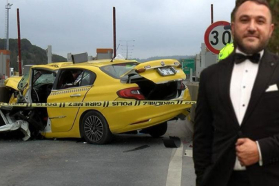 Kuzey Marmara Otoyolu'nda feci kaza! Taksici öldü yolcu ağır yaralı