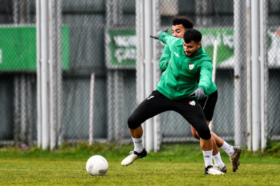 Bursaspor, Ankara Demirspor maçının taktik idmanını yaptı