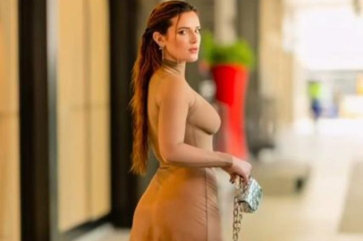 Bella Thorne'un transparan seçimi eleştiri topladı