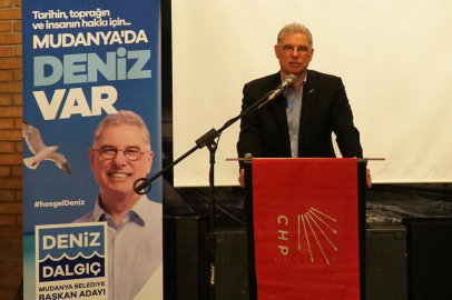 CHP Mudanya Belediye Başkan Adayı Deniz Dalgıç muhtarlarla buluştu