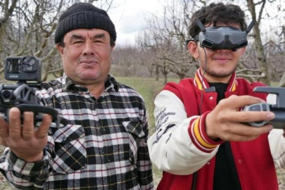 Drone korkusuyla traktörün altına saklanmıştı! 'İlaçla virüs yayacak sandım'