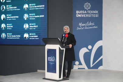 Merve Kavakcı Bursa Teknik Üniversitesi Konuşmaları’nın konuğu oldu