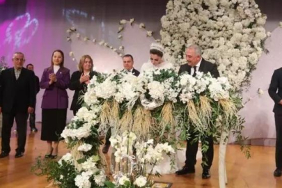 Murat Çetin, Naz Akdoğan evlendi! Gerdanlık, bilezikler, kemer: Her şeyi altın...