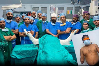 Dünya tarihine geçen ameliyat! Beyin ölümü gerçekleşmiş kadının kollarını erkeğe 'vidaladılar'