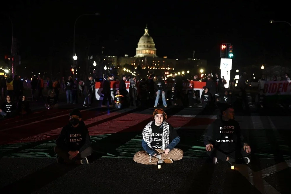 ABD'de Filistin'e detsek gösterisi