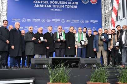 Bursa'da büyük dönüşüm! Depreme dayanıklı konutların temeli atıldı...