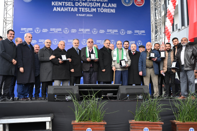 Bursa'da büyük dönüşümde ilk anahtar teslimi gerçekleşti