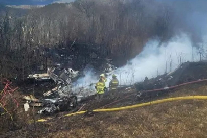 ABD'de özel jet düştü: 5 kişi hayatını kaybetti