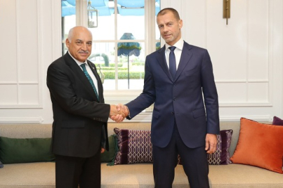 Büyükekşi, UEFA Başkanı Ceferin ile görüştü