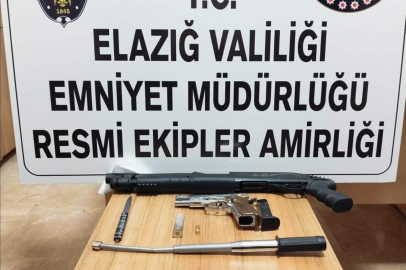 Elazığ’da 8 ruhsatsız tabanca ele geçirildi