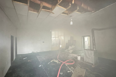 Hakkari'de çıkan yangında ev küle döndü