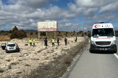 Kütahya'da takla atan otomobilin sürücüsü hayatını kaybetti