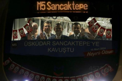 Özel ve İmamoğlu metro hattı açılışına katıldı