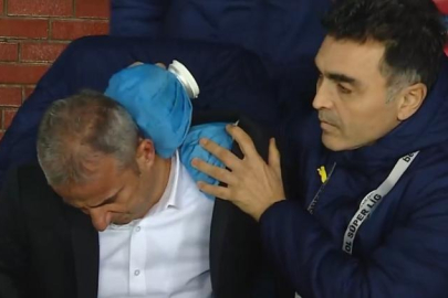 Fenerbahçe Teknik Direktörü Kartal'a yabancı cisim isabet etti