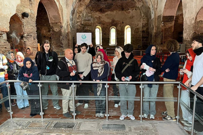 Fransız diplomat adayı öğrenciler İstanbul turu yaptı