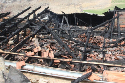 Karaman'da evde çıkan yangında bir kişi öldü