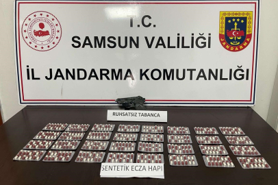 Samsun'da jandarmadan uyuşturucu operasyonu