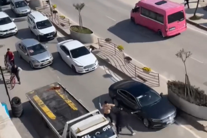 Yalova’da sopalı trafik kavgası