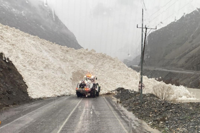 Hakkari-Şırnak yoluna çığ düştü