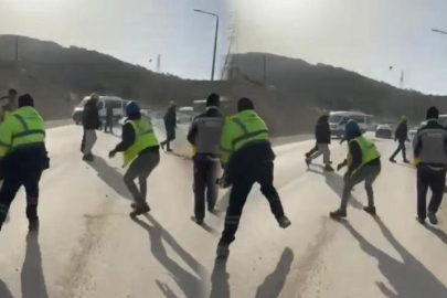 Akkuyu güç santralinde gerginlik! İşçiler firma yetkililerinin araçlarını taşladı