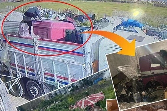 Kamyonunun parçalarını bulmak için dedektif gibi iz sürdü