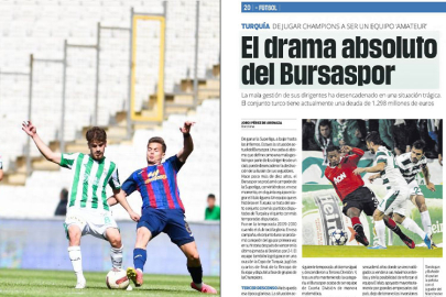 İspanyollar küme düşen Bursaspor’un dramını yazdı! "Şampiyonlar Ligi'nde oynarken..."